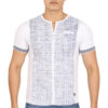 Men’s Linen knitted cotton T-shirts White